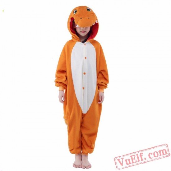 Fiery Dragon Onesie Costumes / Pajamas for Kids - Kigurumi Onesies