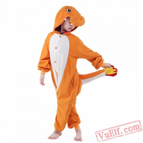 Fiery Dragon Onesie Costumes / Pajamas for Kids - Kigurumi Onesies