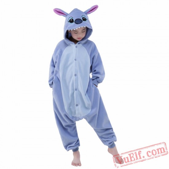 Blue Stitch Onesie Costumes / Pajamas for Kids - Kigurumi Onesies