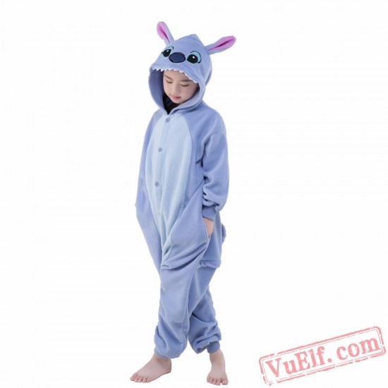 Blue Stitch Onesie Costumes / Pajamas for Kids - Kigurumi Onesies