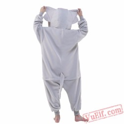 Grey Elephant Onesie Costumes / Pajamas for Kids - Kigurumi Onesies