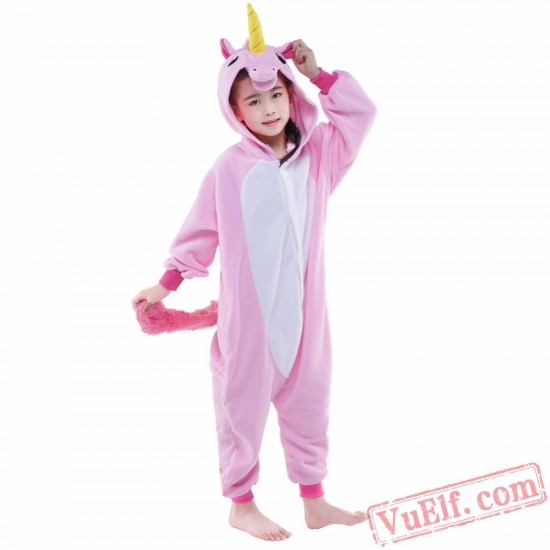 Pink Pegasus Onesie Costumes / Pajamas for Kids - Kigurumi Onesies