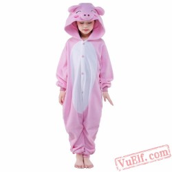 Pink Pig Onesie Costumes / Pajamas for Kids - Kigurumi Onesies