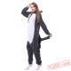 Black Wolf Kigurumi Onesies,Adult Pajamas Costumes
