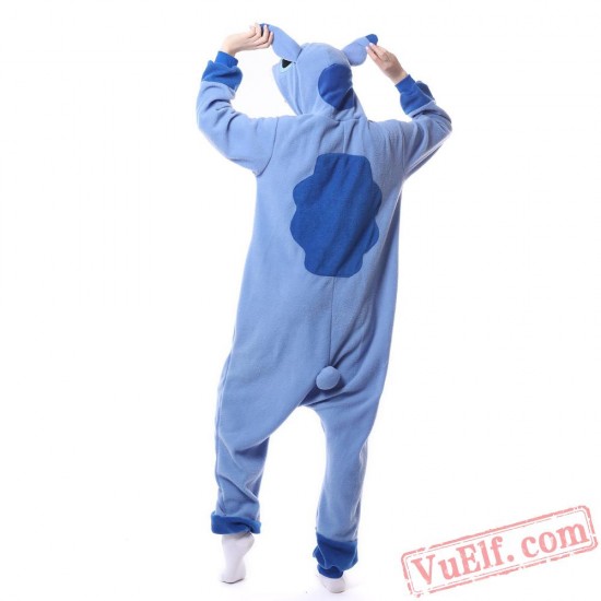 Blue Stitch Pajamas Adult Kigurumi Onesie Costumes