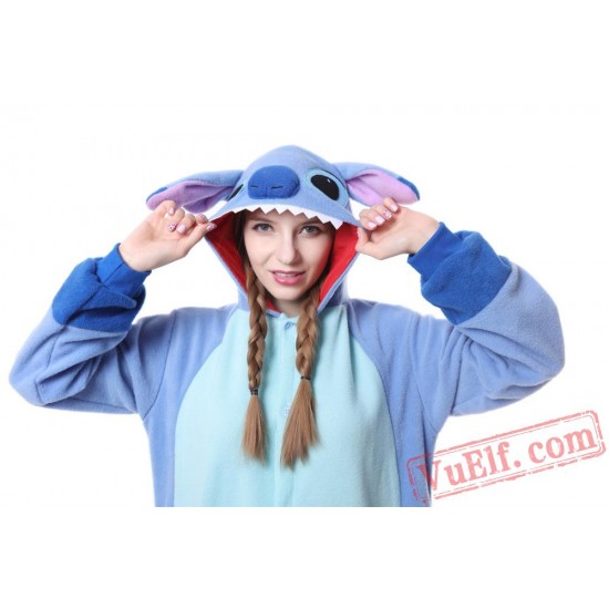 Blue Stitch Pajamas Adult Kigurumi Onesie Costumes