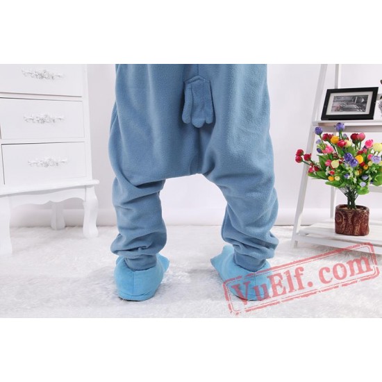 Blue Owl Kigurumi Onesie Pajamas,Animal Onesies Costumes 