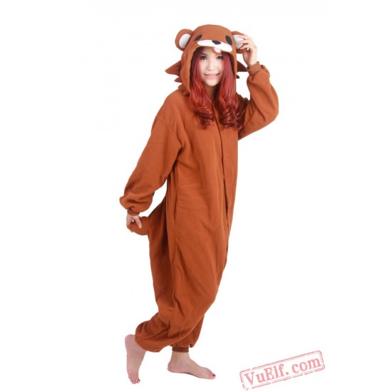 Brown Pedo Bear Kigurumi Onesies,Adult Animal Costumes