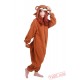 Brown Pedo Bear Kigurumi Onesies,Adult Animal Costumes