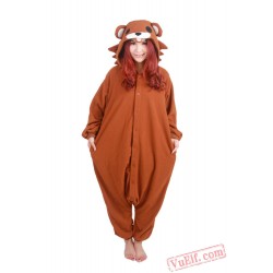 Brown Pedo Bear Kigurumi Onesies,Adult Animal Costumes