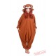 Brown Pedo Bear Kigurumi Onesies,Adult Animal Costumes