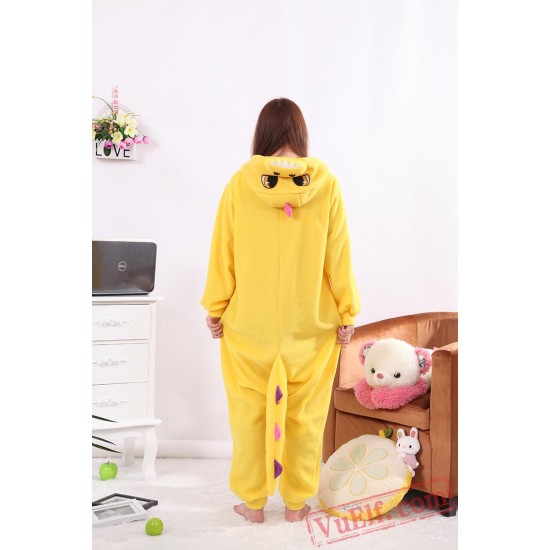 Orange Dragon Kigurumi Onesie Pajamas Animal Costumes