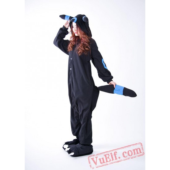 Black Pokemon Pikachu Onesie Pajamas Adult Costumes