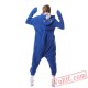 Blue Shark Onesie Pajamas Adult Animal Kigurumi Onesies