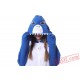 Blue Shark Onesie Pajamas Adult Animal Kigurumi Onesies