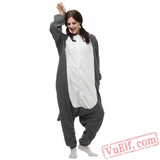 Wolf Kigurumi Onesie Pajamas Adult Animal Onesie Costumes