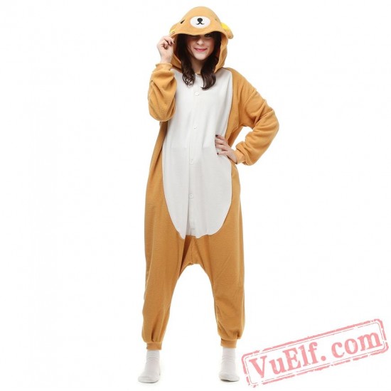 Rilakkuma Onesie Pajamas Animal Kigurumi Onesies