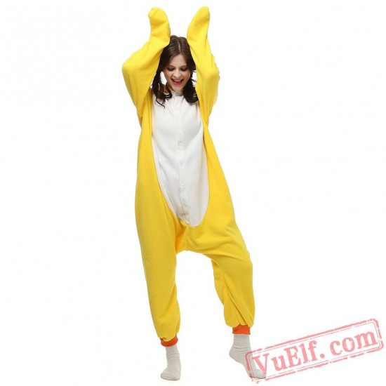 Yellow Duck Onesie Pajamas Animal Kigurumi Onesies