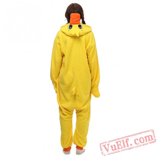 Yellow Duck Onesie Pajamas Animal Kigurumi Onesies