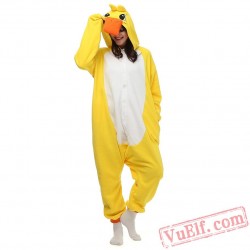 Yellow Duck Onesie Pajamas Animal Kigurumi Onesies