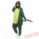 Green Dinosaur Onesie Pajamas Adult Kigurumi Costumes