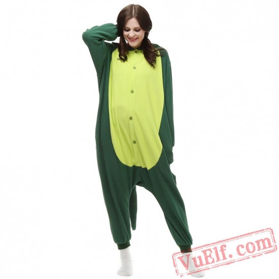 Green Dinosaur Onesie Pajamas Adult Kigurumi Costumes