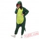 Green Dinosaur Onesie Pajamas Adult Kigurumi Costumes