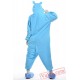 Blue Hippo Onesie Pajamas Animal Kigurumi Onesies