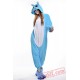 Blue Hippo Onesie Pajamas Animal Kigurumi Onesies