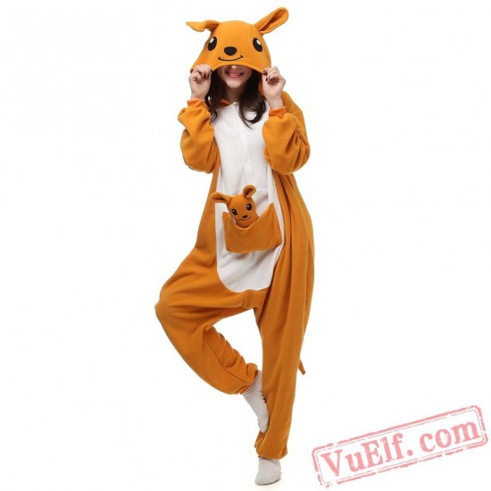 Kangaroo Onesie Pajamas Adult Animal Kigurumi Onesies