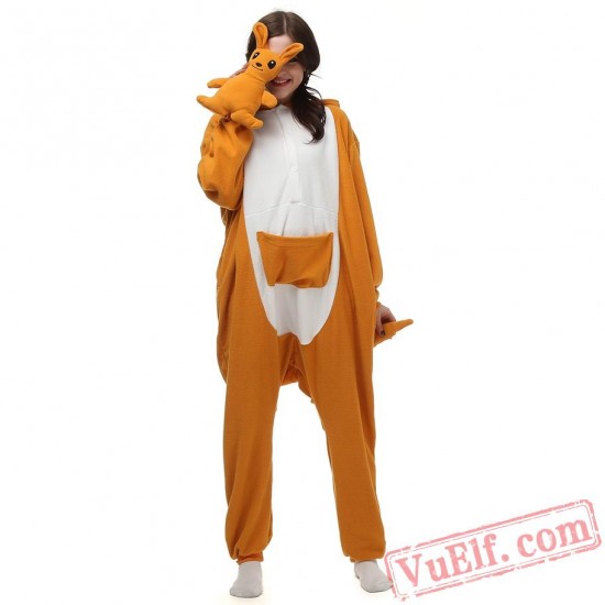 Kangaroo Onesie Pajamas Adult Animal Kigurumi Onesies