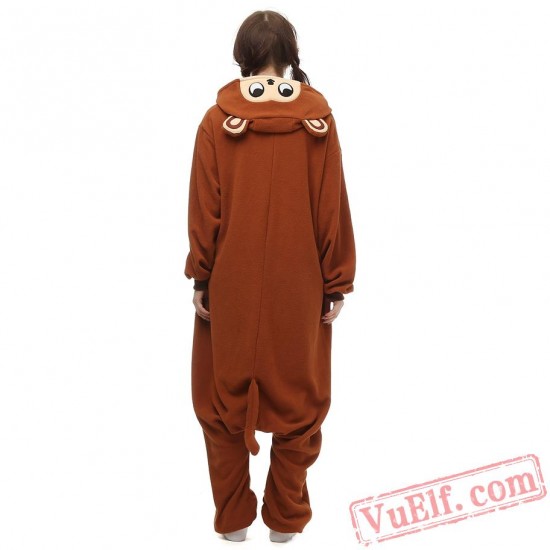 Adult Monkey Kigurumi Onesie Pajamas Animal Onesies