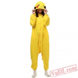 Pocket Monster Pikachu Kigurumi Onesie Pajamas Costumes