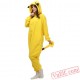 Pocket Monster Pikachu Kigurumi Onesie Pajamas Costumes