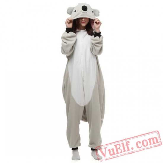 Adult Koala Kigurumi Onesie Pajamas Animal Costumes