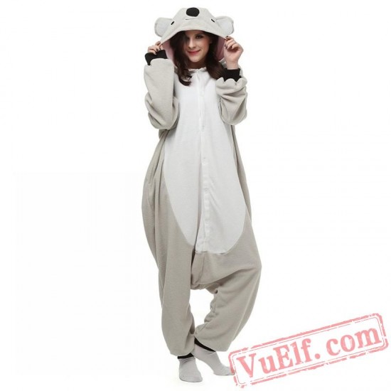 Adult Koala Kigurumi Onesie Pajamas Animal Costumes