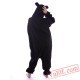 Black Pink Pig Kigurumi Onesie,Animal Onesie Pajamas