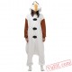 Olaf Onesie Pajamas Adult Kigurumi Costumes