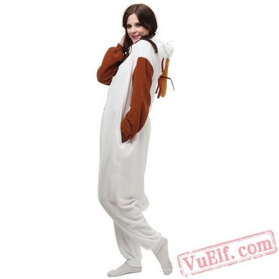 Olaf Onesie Pajamas Adult Kigurumi Costumes