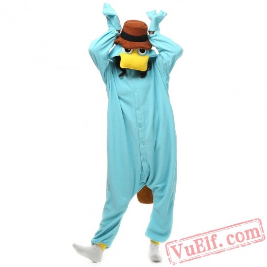 Platypus Onesie Pajamas Adult Animal Kigurumi Costume