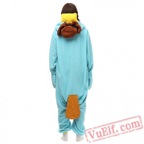 Platypus Onesie Pajamas Adult Animal Kigurumi Costume