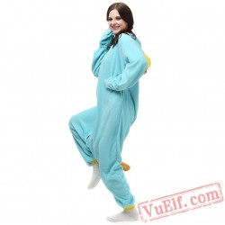 Platypus Onesie Pajamas Adult Animal Kigurumi Costume