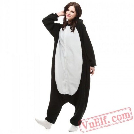 Black Penguin Onesie Pajamas Adult Animal Kigurumi Costumes