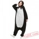 Black Penguin Onesie Pajamas Adult Animal Kigurumi Costumes