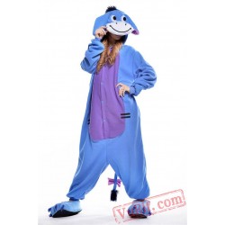 Blue Donkey Onesie Pajamas Cartoon Onesie Costumes