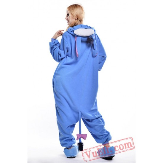 Blue Donkey Onesie Pajamas Cartoon Onesie Costumes