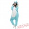 Blue Elephants Onesie Pajamas Kigurumi Costumes