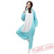 Blue Elephants Onesie Pajamas Kigurumi Costumes