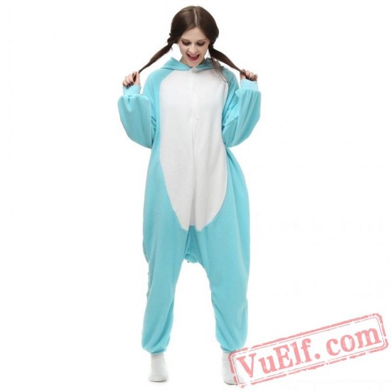 Blue Elephants Onesie Pajamas Kigurumi Costumes