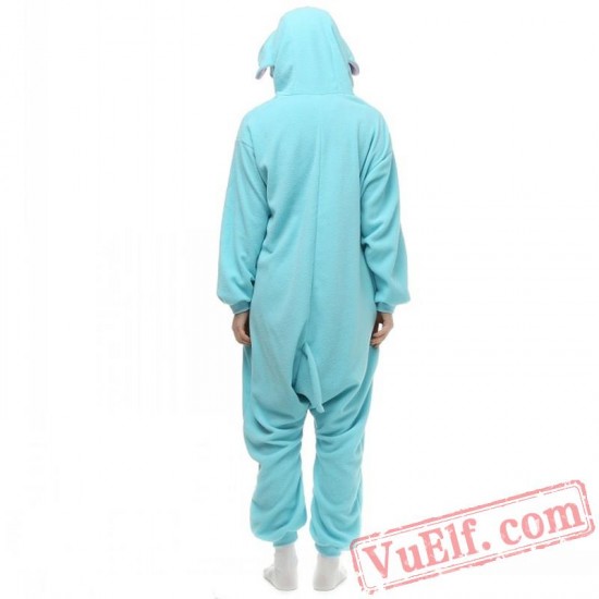 Blue Elephants Onesie Pajamas Kigurumi Costumes